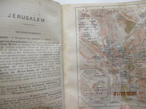 Palestine - Guide la Terre Sainte par P. Barnabé Meistermann -- Guide Archéologique de la Terre Sainte par J. Murphy-O' Connor - 2 ouvrages. Père ...
