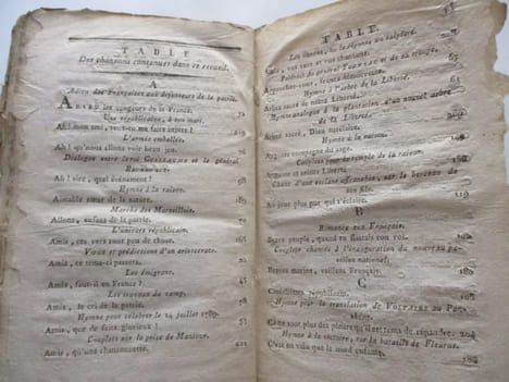 Révolution - I) Recueil d'hymnes républicaines qui ont paru à l'occasion de la fête à l'Etre suprême, qui a été célébrée Décadi 20 prairial, l'an ...