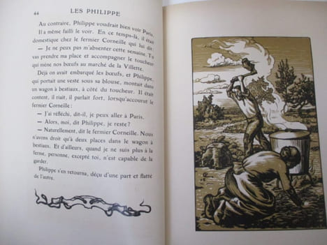 Les Philippe, précédés de Patrie! décorés de cent un bois originaux dont huit camaïeux de Paul Colin. Jules RENARD / Paul COLIN (illustrateur)