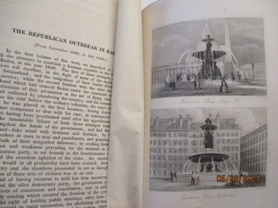 Révolutions en Europe - The Theatre of War and Revolution -The Cities of Europe and theatre of war and revolution, in views, maps and plans with historical ans descriptive letter pross (Schleswig-Holstein - The insurrection in Prague - The insurrection in Hungary - Italy - The civil War in Switzerland - The Republican outbreak in Baden - Vienna - Berlin - Dresden - The French Révolution of february 1848 - The Parisian insurrection of june 1848), par AH Payne