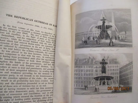 Révolutions en Europe - The Theatre of War and Revolution -The Cities of Europe and theatre of war and revolution, in views, maps and plans with ...