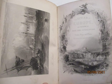 Révolutions en Europe - The Theatre of War and Revolution -The Cities of Europe and theatre of war and revolution, in views, maps and plans with ...