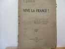 Vive la France ! de F. Rambourg (Poésie-histoire). RAMBOURG, F.