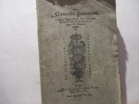 Nouvelles récréations et joyeux devis, de Bonaventure des Périers. Bonaventure des PERIERS, (valet de Chambre de la Royne de Navarre, 1510-1544)