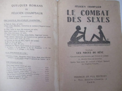 Le Combat des Sexes - Interlude : Les noces du rêve de Félicien CHAMPSAUR. CHAMPSAUR Félicien - 1858/ 1934, Journaliste, dramaturge, romancier, et ...