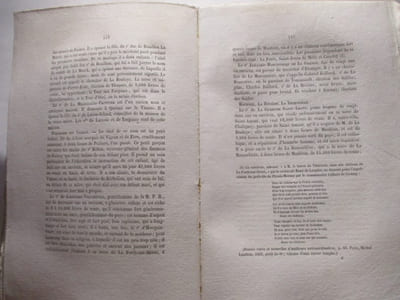Généalogie - Etat du Poitou sous Louis XIV - Rapport au roi & Mémoire sur le clergé, la Noblesse, la Justice & les Finances, par Charles COLBERT de CROISSY- Catalogue Alphabétique des Nobles dressé par Jacques-Honoré BARENTIN, - Liste des condamnés comme faux nobles, Mémoire statistique de Maupéou d'Ableiges & autres documents officiels annotés & publiés par Charles DUGAST-MATIFEUX