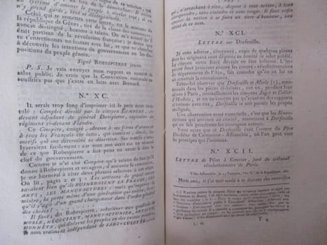 Rapport fait au nom de la Commission chargée de l'examen des Papiers trouvés chez Robespierre et ses Complices - Dans la séance du 16 Nivôse, An III ...