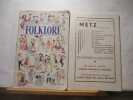 Folklore - Organe de la Confédération Nationale des Groupes Folkloriques Français - Régionalisme. BUYRET, M. Gérant - SERRE, J.M., Président de la ...