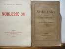 Héraldique -  Noblesse en France avant et après 1789 de Edouard de Barthélémy - Noblesse 38 de  H. Jougla de Morenas.- 2 Ouvrages. Edouard de ...