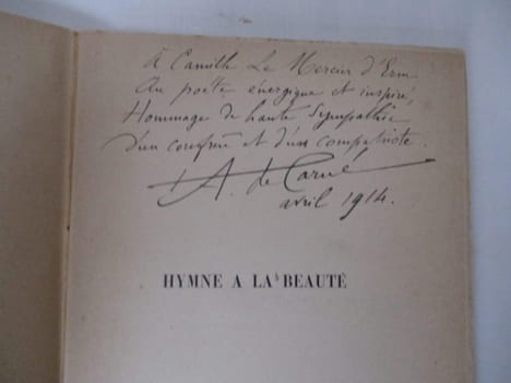 Hymne à la Beauté de Adrien de Carné, illustrations de Ch. Morel. Adrien de CARNE - illustrations de Ch. Morel