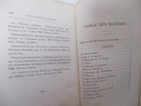 Chants de divers pays. (Poésies inédites) - Bretagne et autres. Hippolyte Lucas ; publiés par MM. Léo Lucas et Olivier de Gourcuff