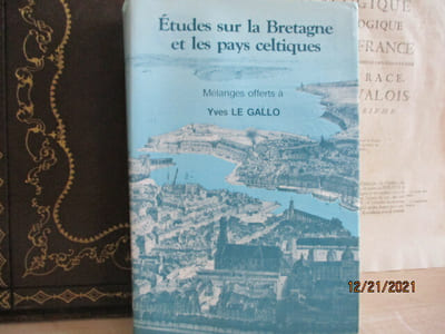 Etudes sur la Bretagne et les Pays celtiques - Mélanges offerts à Yves LE GALLO