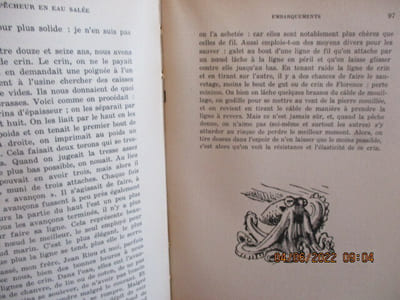 Souvenirs d'un pêcheur en eau salée, par Auguste Dupouy Auguste - Illustrations de Mathurin Meheut PARIS, Arthaud - 1953 - 214 pages - Broché, tache au 1 er plat - Nombreuses illustrations de Mathurin MEHEUT - Exemplaire non coupé -Bon exemplaire - Réf. 657