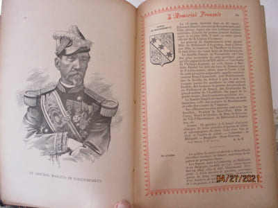 Généalogie - L'Armorial Français - 1894 -( Généalogie, Héraldique)(le sang royal de France - Maires, Echevins et consuls de France, avant la Révolution - La fille du connétable de Richemond - La noblesse dans les ordres de Chevalerie - bibliographie - questions & Réponses - actes officiels - Revue généalogique des mariages et décès, etc..)