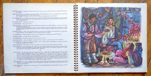 Les aventures de Don Quichotte de la Manche.