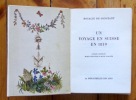 Un Voyage en Suisse en 1819. . Constant Rosalie de, Mary Colville et Alice Daulte (notes): 