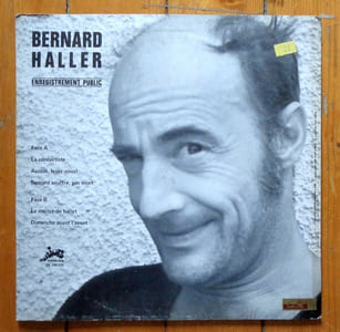 Bernard Haller, enregistrement public.