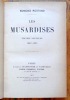 Les Musardises 1887,1893. Edition nouvelle. . Rostand Edmond: 