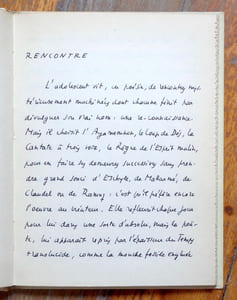 Chant de Pâques. Récit. Précédé de La présence perdue par Gustave Roud.