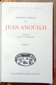 Théâtre complet - Les tréteaux du monde, collection complète. 