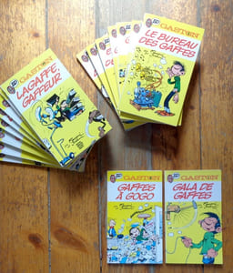Gaston 1 à 17 - Collection "J'ai lu BD" complète.