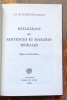 Réflexions ou Sentences et maximes morales. . La Rochefoucauld, Sainte-Beuve (préface): 