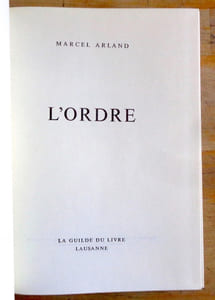 L'ordre.