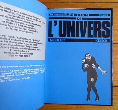 Le rejeton de l'univers. . Nicollet Jean-Michel, Keleck [Kelek]: 