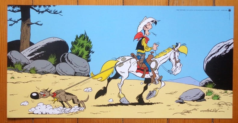 Luky Luke - Ran Tan Plan, c'est comme une boussole qui indiquerait toujours le sud. . [Morris]  Achd&eacute;: 