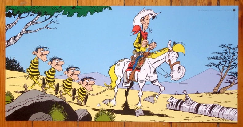 Lucky Luke - Les Dalton sont de retour comme pr&eacute;vu. . [Morris]  Achd&eacute;: 