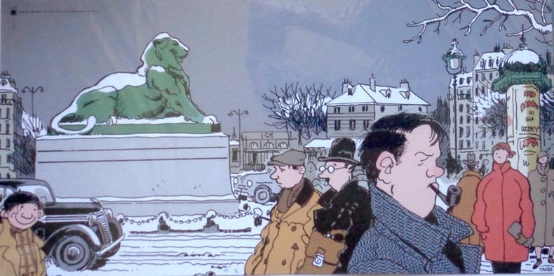 Nestor Burma dans le 14e arrondissement de Paris. . Tardi Jacques: 