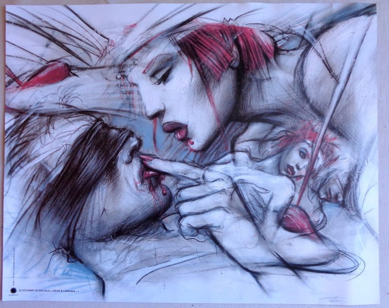L&eacute;ch&eacute; &agrave; l'aveugle - Affiche. . Bilal Enki: 