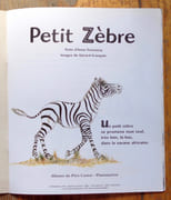 Petit zèbre.  par Franquin Gérard, Fronsacq Anne:  - Image 2