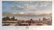 Seconde vue des environs du lac Léman du côté nord. Prise de la demeure de M. C. Bonnet à Gentod (sic, pour Genthod) à une lieue au nord de Genève. ...