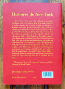 Histoires de New York. 