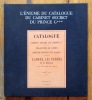 L'énigme du Catalogue du cabinet secret du Prince G*** ou les ruses du libraire Lehec.. Duprilot Jacques: 
