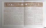 Une chronique insolite de la Chaux-de-Fonds 1898/1932. Rédigée d'après la Feuille du Dimanche, un journal déconcertant, à la fois religieux, ...