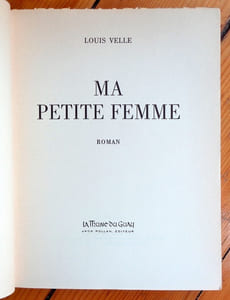 Ma petite femme.
