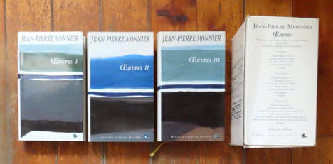 Oeuvres I - II - III.. Monnier Jean-Pierre: