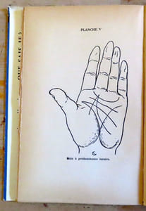 Chirologie, chiromancie. L'interprétation caractériologique de la structure des mains. Les indices traditionnels des diverses chances ou adversités.