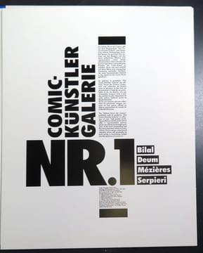 Portfolio - Die Comic-Künstler Galerie Nr.1. . Bila Enkil, Beb Deum, Mézières Jean-Claude, Serpieri Paolo Eleuteri: