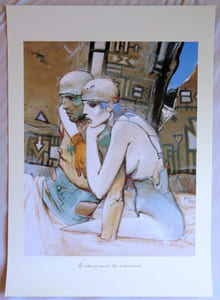 Bleu sang II - Ne même pas pouvoir être seulement seuls (50 x 70). 