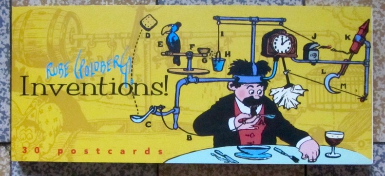 Inventions! 30 Rube Goldberg Postcards. . Goldberg Rube: 