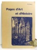 Pages d'Art et d'Histoire. . Berger Ric: 