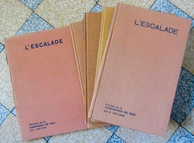 L'Escalade - Bulletins 1927 à 1977.