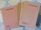 L'Escalade - Bulletins 1927 à 1977. . Collectif: 