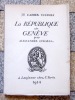 La république de Genève. . Cingria Alexandre: 