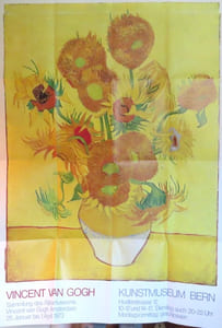 Affiche Kunstmuseum Berne 1973.