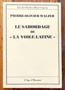 Le sabordage de "La Voile Latine".
