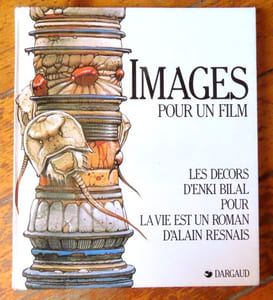 Images pour un film. Les décors d'Envi Bilal pour La vie est un roman d'Alain Resnais.